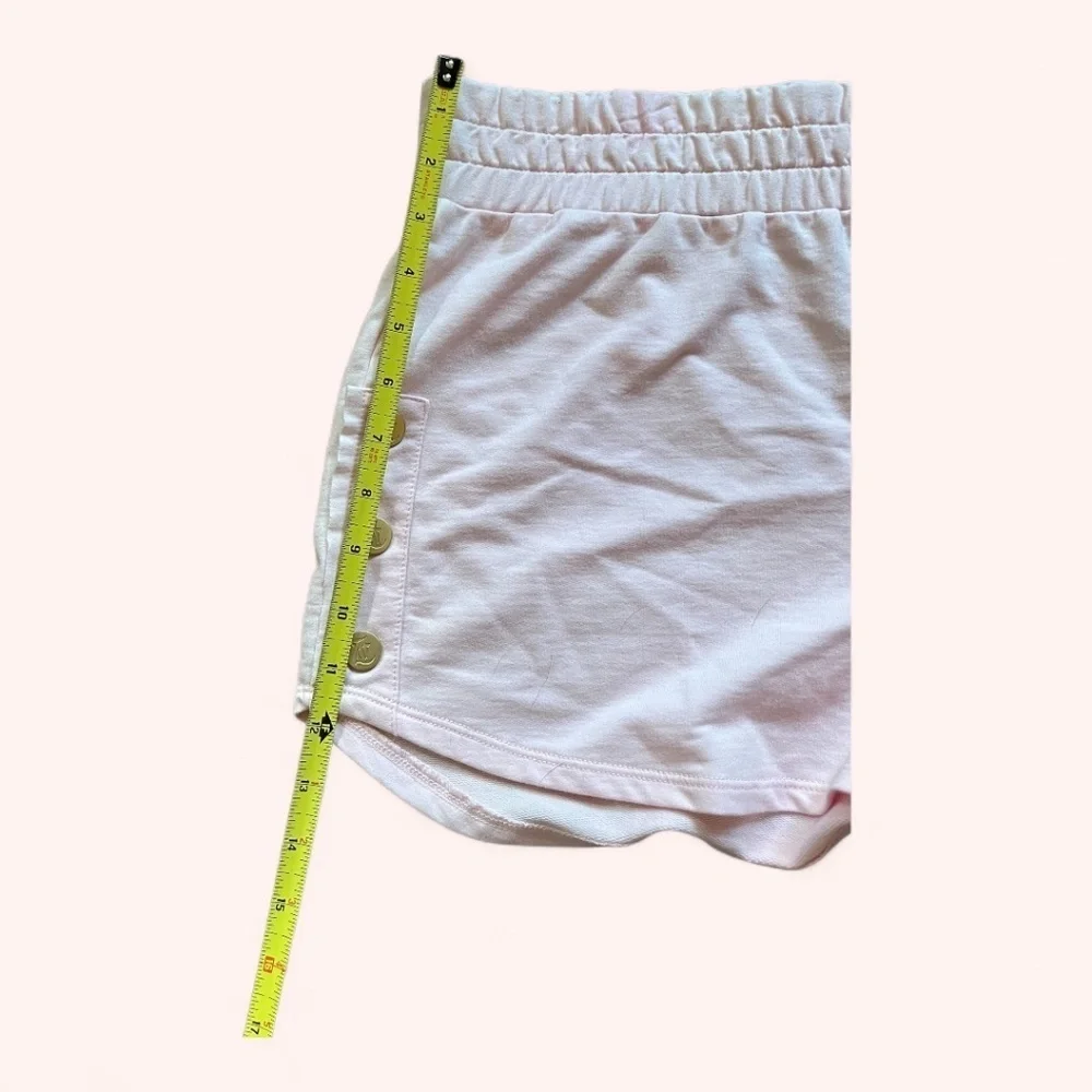 Juicy Couture Y2K Whisper Pink Cotton Soft Snap Casual Running Shorts NWT Size M